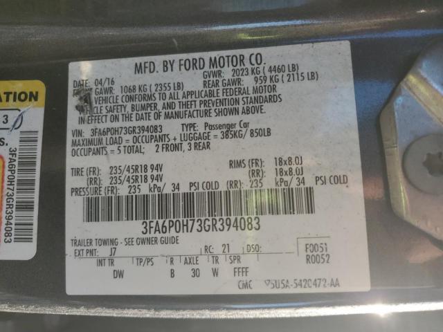 Ford Fusion Se Image 9