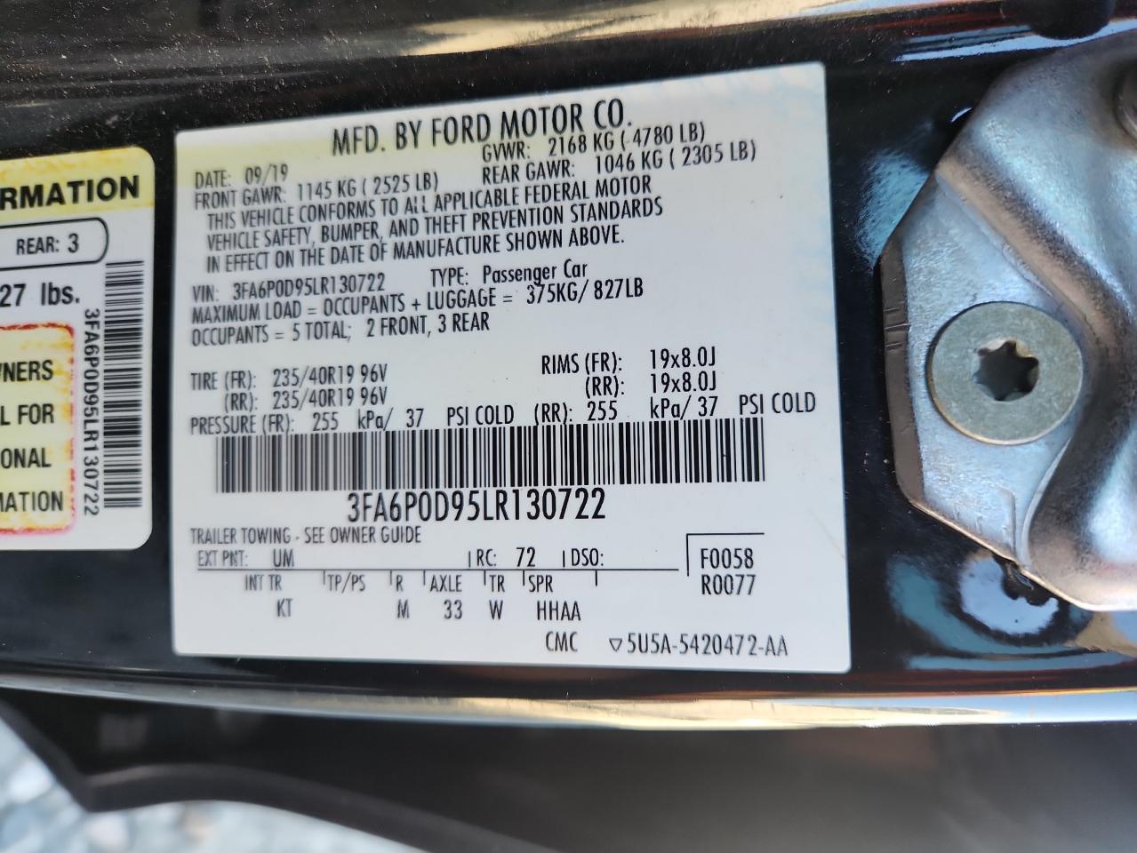 Ford Fusion Titanium Image 5