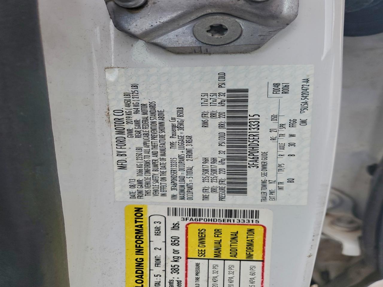 Ford Fusion Se Image 9