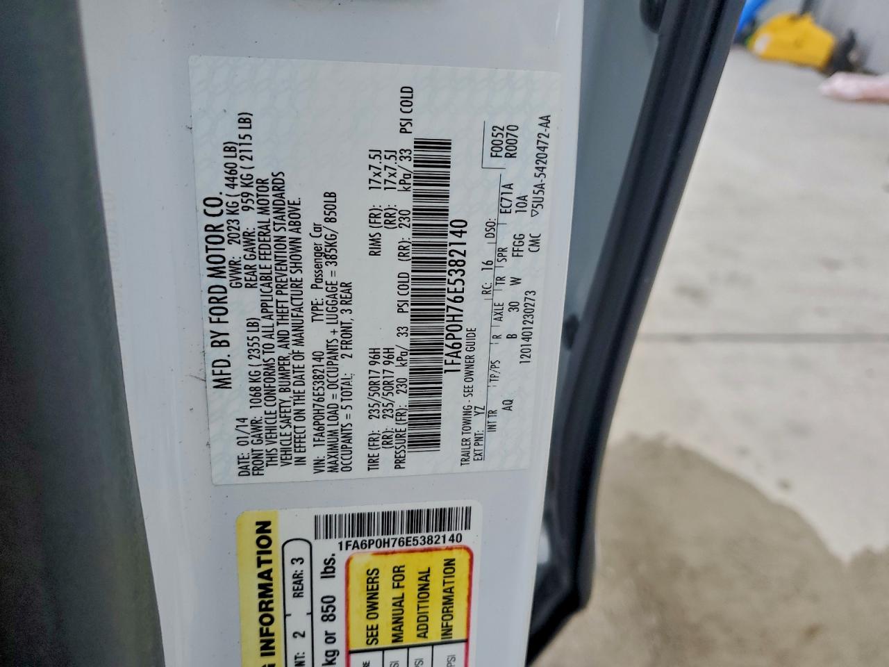 Ford Fusion Se Image 3