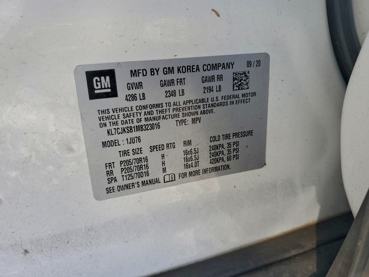 Chevrolet Trax Ls Image 6