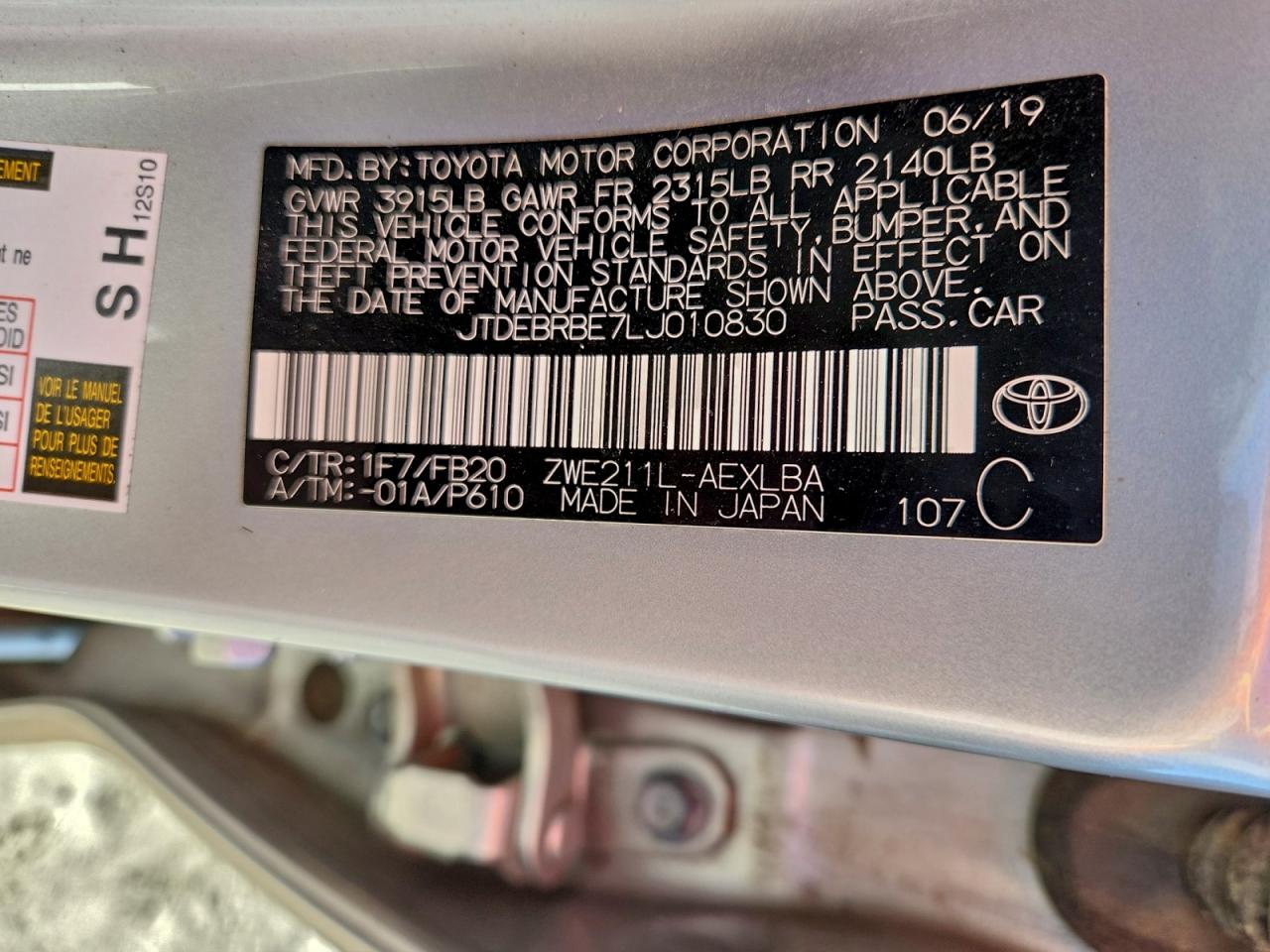 Toyota Corolla Le Image 12