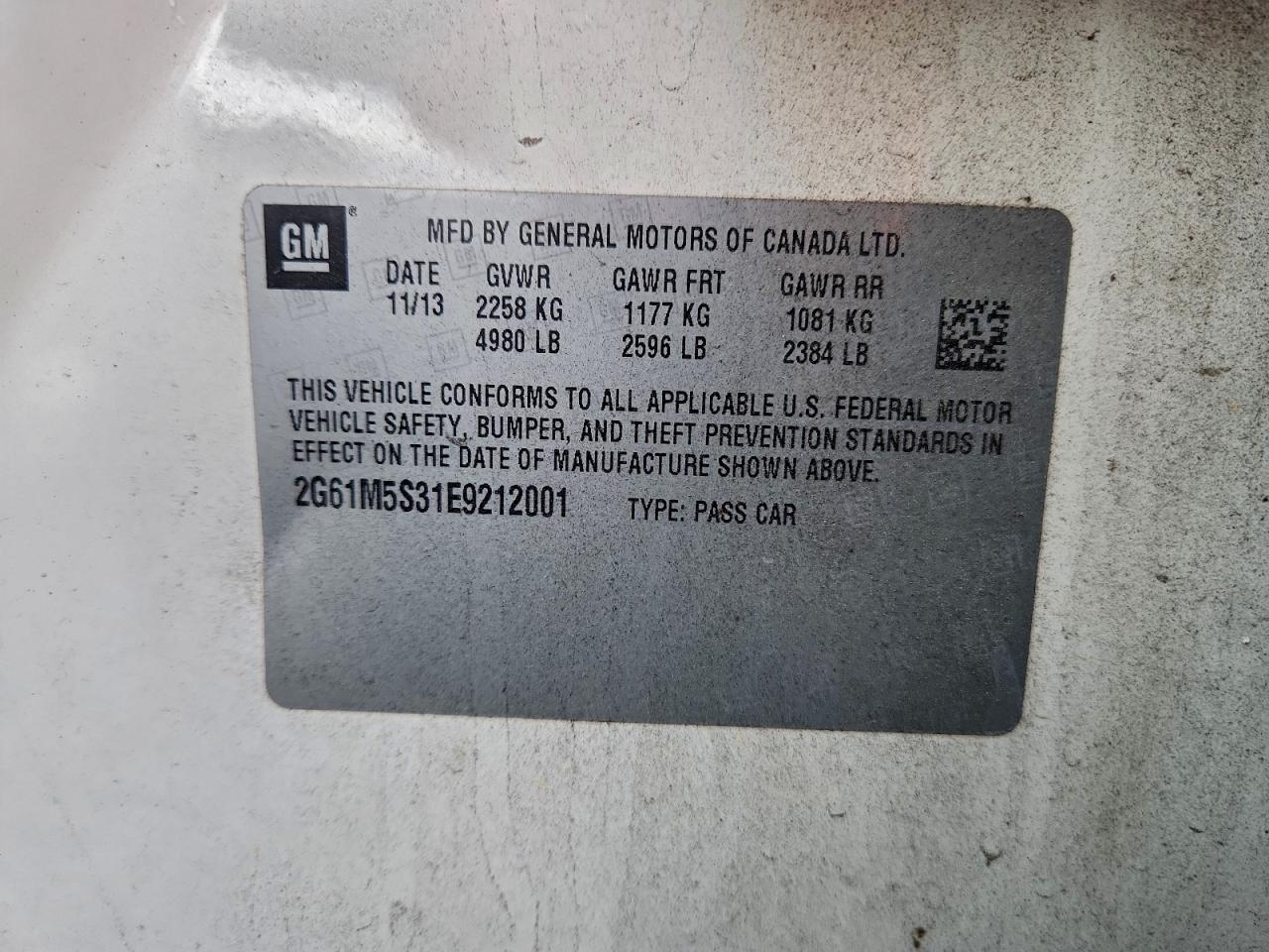 Cadillac XTS Luxury Collection Image 11