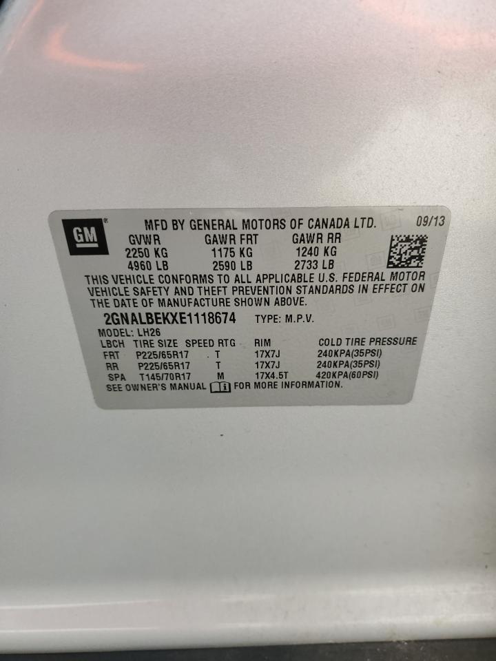 Chevrolet Equinox Lt Image 9