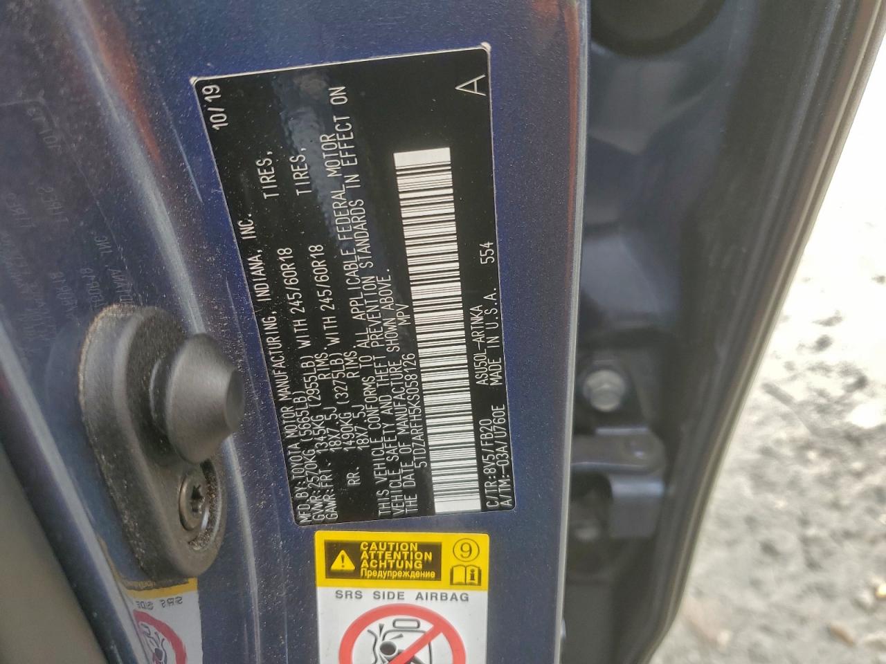 Toyota Highlander Le Image 11