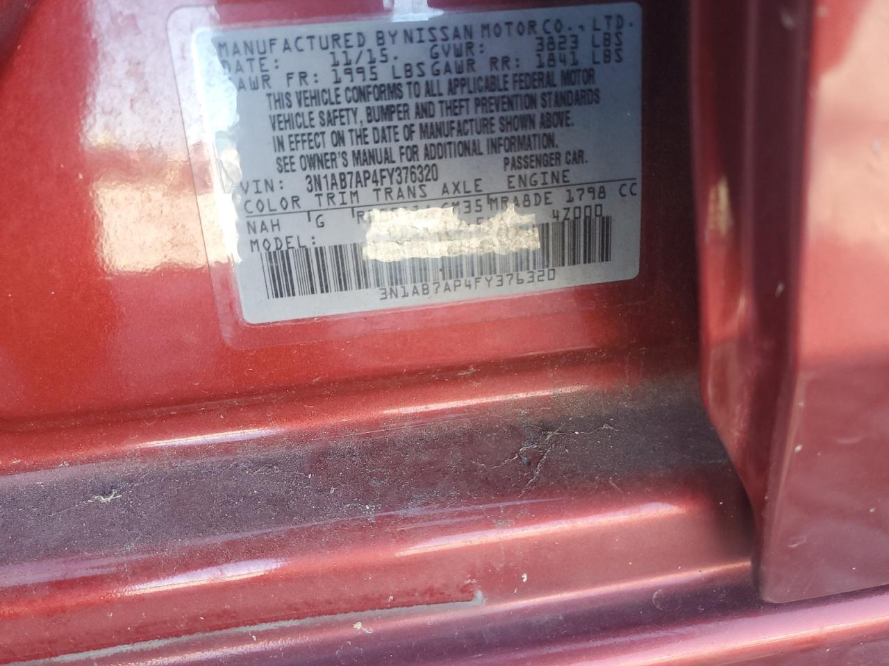 Nissan Sentra S Image 3