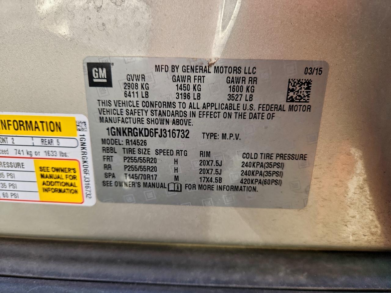 Chevrolet Traverse Lt Image 3