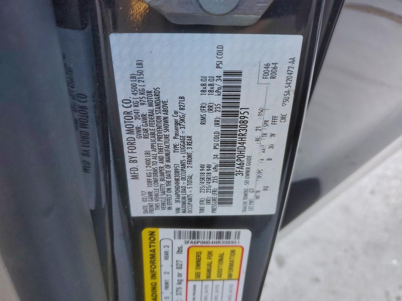 Ford Fusion Se Image 11