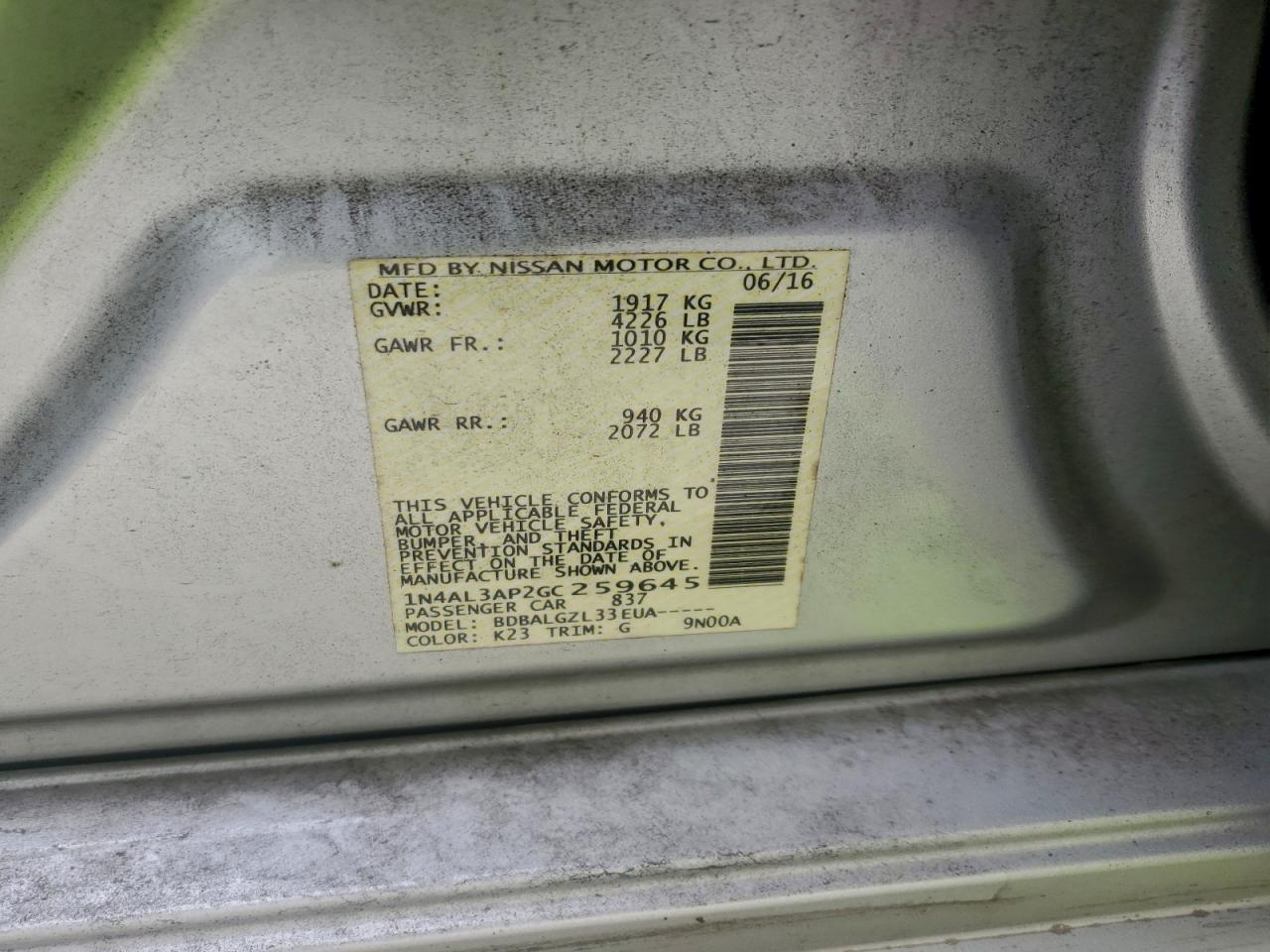 Nissan Altima 2.5 Image 9