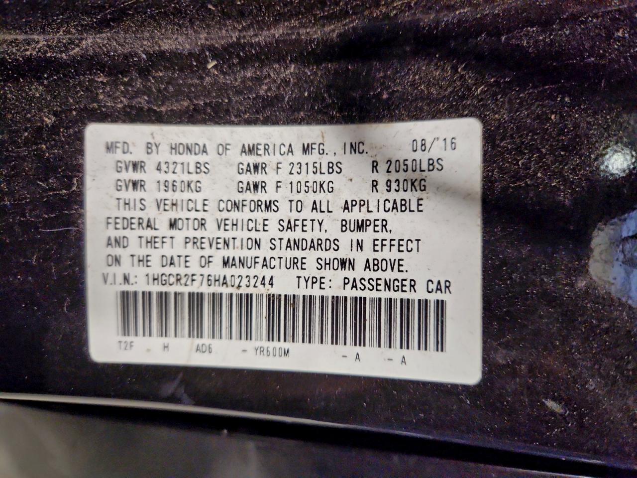 Honda Accord Ex Image 8